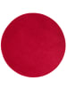 Snapstyle Velours-Teppich Joy Rund in rot