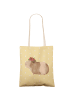 Mr. & Mrs. Panda Shopper-Tasche Meerschweinchen Weisheit ohne Sp... in Gelb Pastell