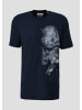 s.Oliver T-Shirt kurzarm in Blau