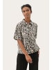 PART TWO Hemd kurzarm TimianPW Gerade Passform in Nature Leopard Print