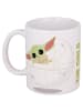 COFI 1453 The Mandalorian Tasse 325ml Baby Yoda Keramikbecher im Geschenkset in Weiß