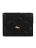 Lacoste Core Essentials Crocodelle Geldbörse Leder 11.5 cm in noir
