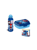 MARVEL Spider-Man Brotdose & Trinkflasche Set Blau Web Design