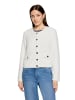 Betty Barclay Strick-Cardigan mit aufgesetzten Taschen in Rohweiß