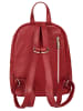 Samantha Look Rucksack echt Leder in rot