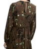 Marc O'Polo Bedrucktes Kleid regular in Dark Brown