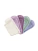 LAVANA basic Kuschelsocken in 1x ecru, 1x rose, 1x altrosa, 1x mint, 1x blau