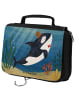 Mr. & Mrs. Panda Beautycase Orca Zylinder Design ohne Spruch in Weiß