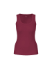 MARC CAIN Basic Top aus Baumwollstretch in Rot