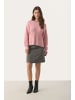 PART TWO Strickpullover LumaPW Relaxed fit in Silver Pink
