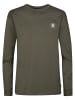 Petrol Industries Bedrucktes Langarmshirt Milllake in Schwarz