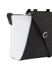 VLD VOi Leather Design Hirsch Shopper Tasche Leder 31.5 cm in schwarz-weiss