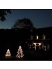 MARELIDA LED Weihnachtsbaum Lichterbaum für Außen aufklappbar H: 3m