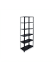 relaxdays 2 x Lagerregal in Schwarz - (B)75 x (H)150 x (T)30 cm