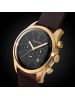 Gigandet Quarzuhr Chronograph "ART DECO" in Braun/Gold/Schwarz