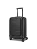 Police London 4 Rollen Kabinentrolley 55 cm Laptopfach mit Dehnfalte deep black