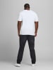 Jack & Jones 2er-SET Kurzarm T-Shirt Plus + Size CREW NECK in Weiß-Schwarz