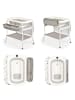 Cangaroo Babybadewanne Wickeltisch 2in1 in grau