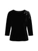 Ulla Popken Shirt in schwarz