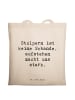 Mr. & Mrs. Panda Tote Bag Spruch Aus Fehlern lernen mit Spruch in Creme
