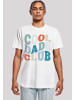 F4NT4STIC T-Shirt Cool Dads Club Trendiges Vatertagsmotiv für Väter in weiß