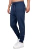 Reichstadt Herren Regular Fit Jogginghose Marken-Stick in Dark Blue