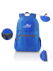 Intirilife Faltbarer Rucksack - 36L in Azurblau