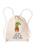 Mr. & Mrs. Panda Baumwolltasche Bär Regenschirm mit Spruch in Creme