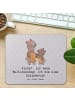 Mr. & Mrs. Panda Mousepad Erzieherin Multitasking mit Spruch in Grau Pastell