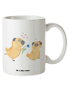 Mr. & Mrs. Panda JumboTasse Mops Verliebt ohne Spruch in Weiß