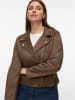 Vero Moda Kunstlederjacke in Chocolate Chip
