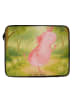 Mr. & Mrs. Panda Laptop Sleeve Axolotl Tanzen Design ohne Spruch in Weiß