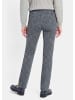 GOLDNER Kurzgröße:  Slim Fit Jeans LOUISA mit Blumendruck in grau / gemustert