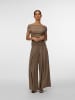 Vero Moda Hose mit weitem Beinschnitt in Chocolate Torte