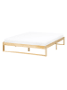 Beliani Doppelbett TALAIRAN in Braun - (W) 145 x (H) 31 x (L) 205 cm