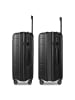 Redolz Essentials 11 4 Rollen Trolley 66 cm mit Dehnfalte in black