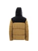 Bridgeport Herren Wattierte Steppjacke in Kamel Schwarz
