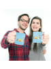 Mr. & Mrs. Panda Kinderpott Pinguin Lagerfeuer ohne Spruch in Eisblau