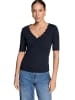 Zero  Halbarm-Shirt mit Raffung in Deep Sky