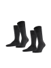 Falke Socken 4er Pack in Schwarz/Anthrazit