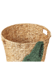 Beliani Korb LOXTON in /Beige/Grün - (W) 45 x (H) 41 x (L) 45 cm
