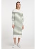DreiMaster Maritim Damen Maxikleid in Wollweiss Oliv
