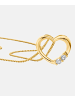 Diamant L'éternel Halskette aus 375 Gelbgold mit 0.05 Karat Diamant