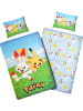 Halantex Pokemon Bettwäsche 140  x 200 + 70 x 90 cm Original 100% Baumwolle