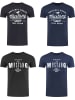 Mustang T-Shirt Basic Print 4er Pack in Mehrfarbig