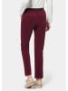 GOLDNER Hochwertige Sportsamthose in trendstarker Form in portwein
