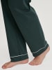 Calida Pyjama in deep emerald green