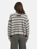 Smith&Soul Striped Boxy Turtle Neck Pullover in Anthracite Mel Print