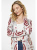 usha FESTIVAL Cardigan in white brown