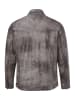 Men Plus Lederjacke in dunkelgrau